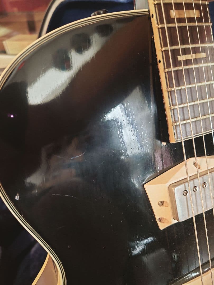 ⭐*♪様 【動画】Silver tone ビンテージ ギター セミアコ 62年製