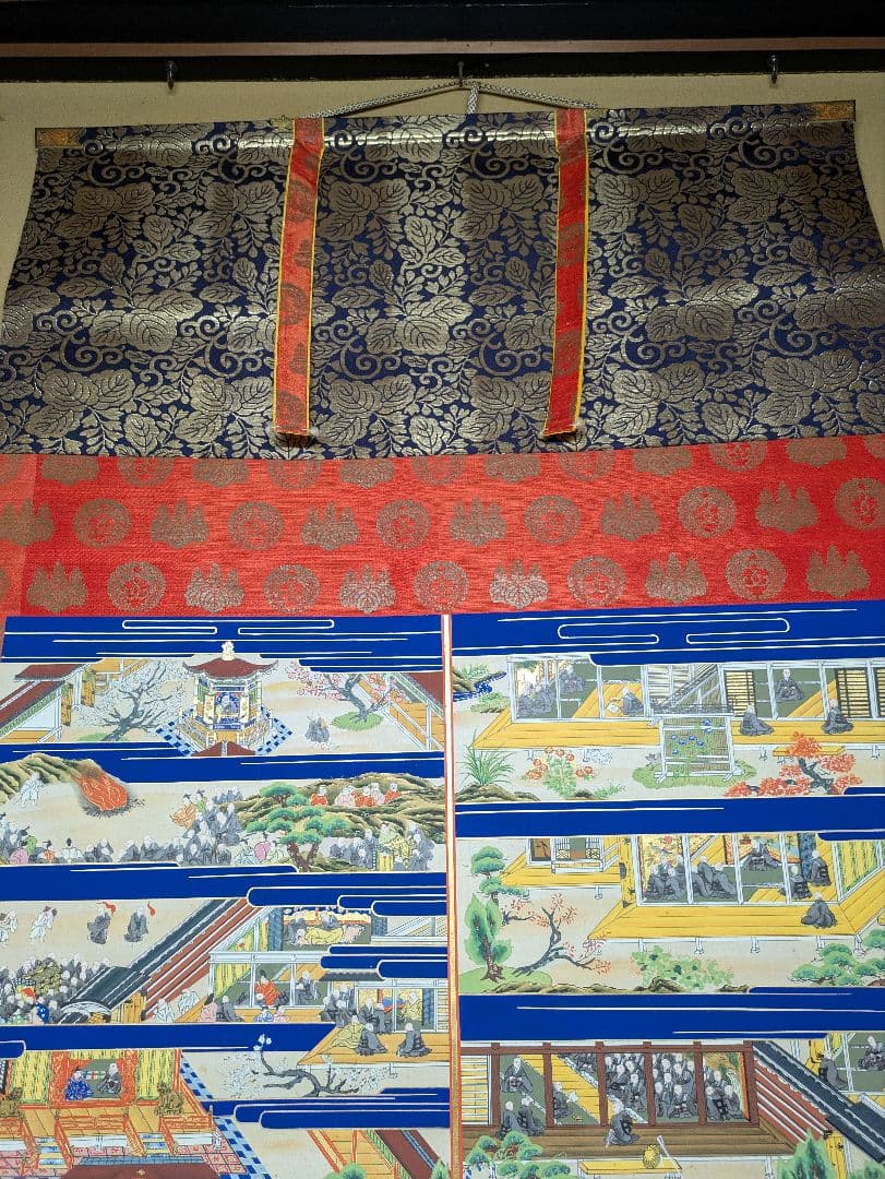 親鸞聖人御絵伝 表具 西本願寺紋