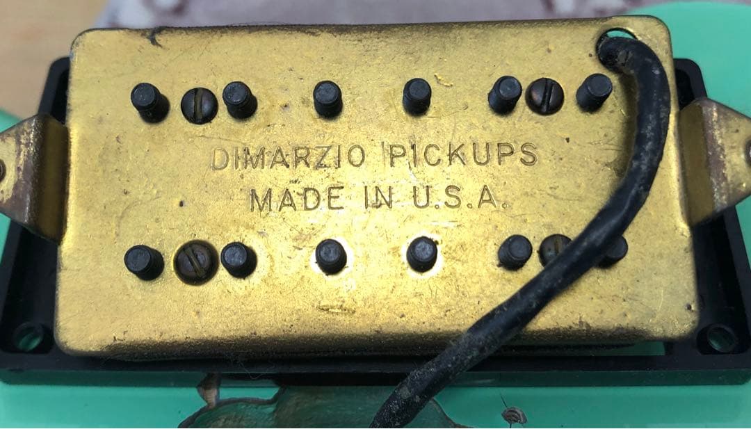 【美品】ZO-3 ミントグリーン アンプ内蔵ミニギター ディマジオPU搭載！！