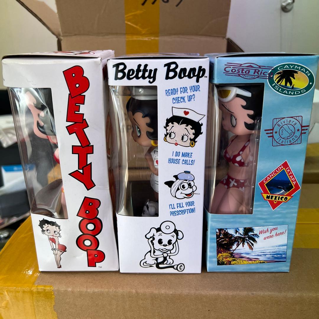 リ*ん様 Betty Boop Wacky Wobbler 3体セット