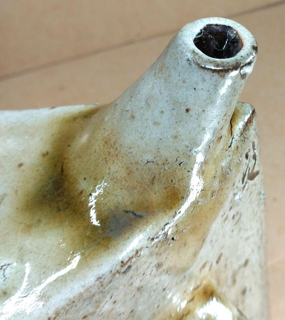 【本物保証】金城次郎 海老抱瓶 共箱 栞 美品 最大級ｗ29㎝ 壷屋焼 人間国宝