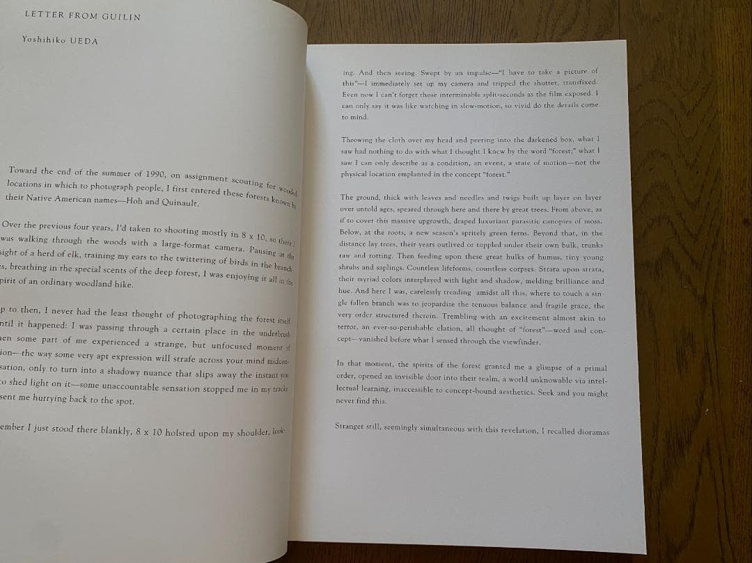 上田義彦「クゥィノルト/QUINAULT」1993年　直筆サイン入り　美品