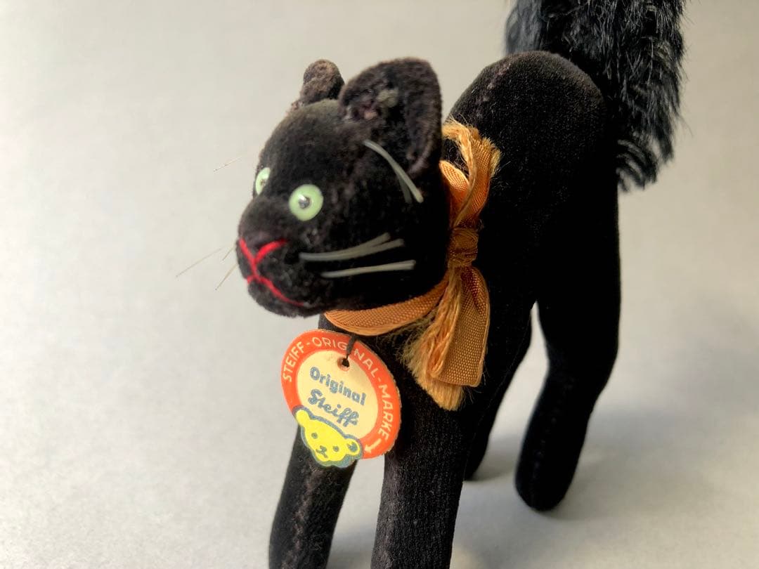 Steiff 　猫のトムキャット　最小　タグあり