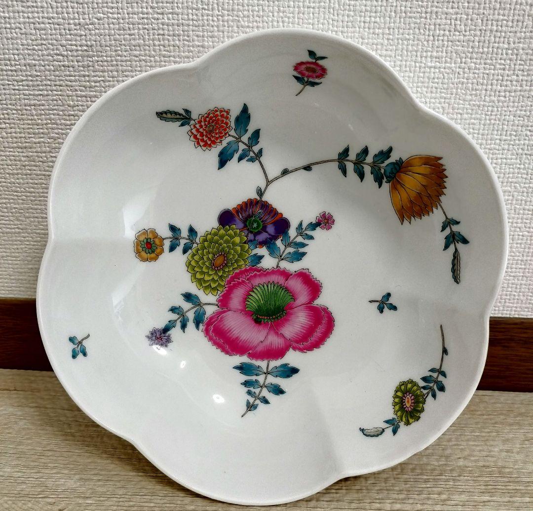 お値下げしました、3枚組　ヴィンテージ 　リモージュ　セラレンアネモネ　ボウル