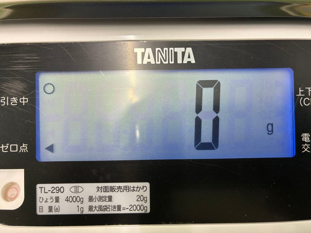 ＜未使用に近い＞タニタ＊デジタルスケール＊TL-290＊対面表示＊4kg