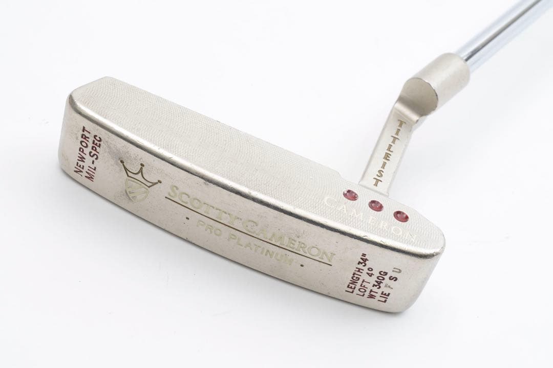 スコッティキャメロン プロプラチナムニューポートミルスペック パター34インチ