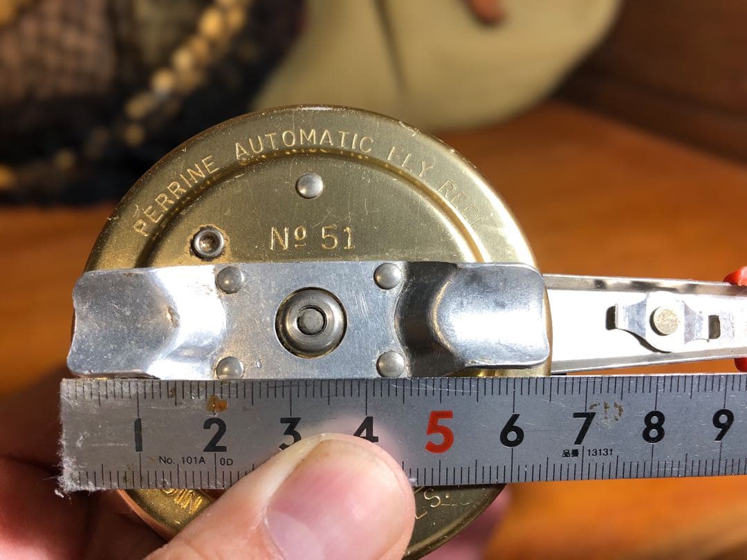 USA製　PERRINE automatic fly reel no51
