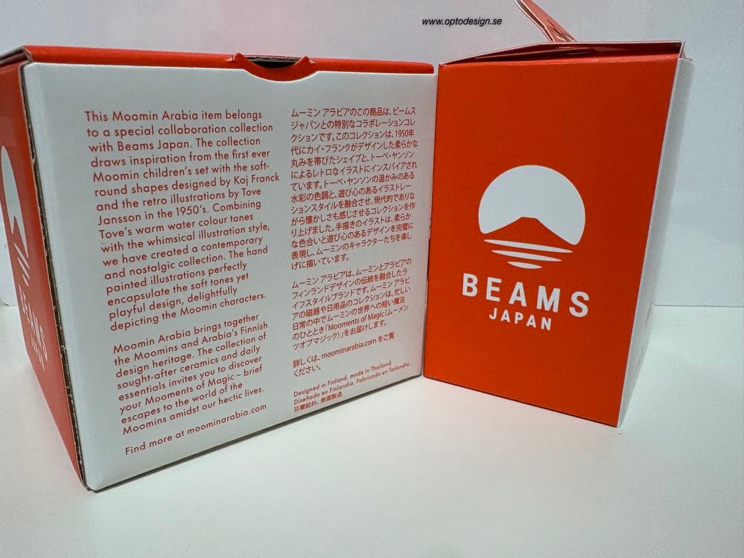 アラビア ムーミン ビームズ マグとフィギュア2点セット