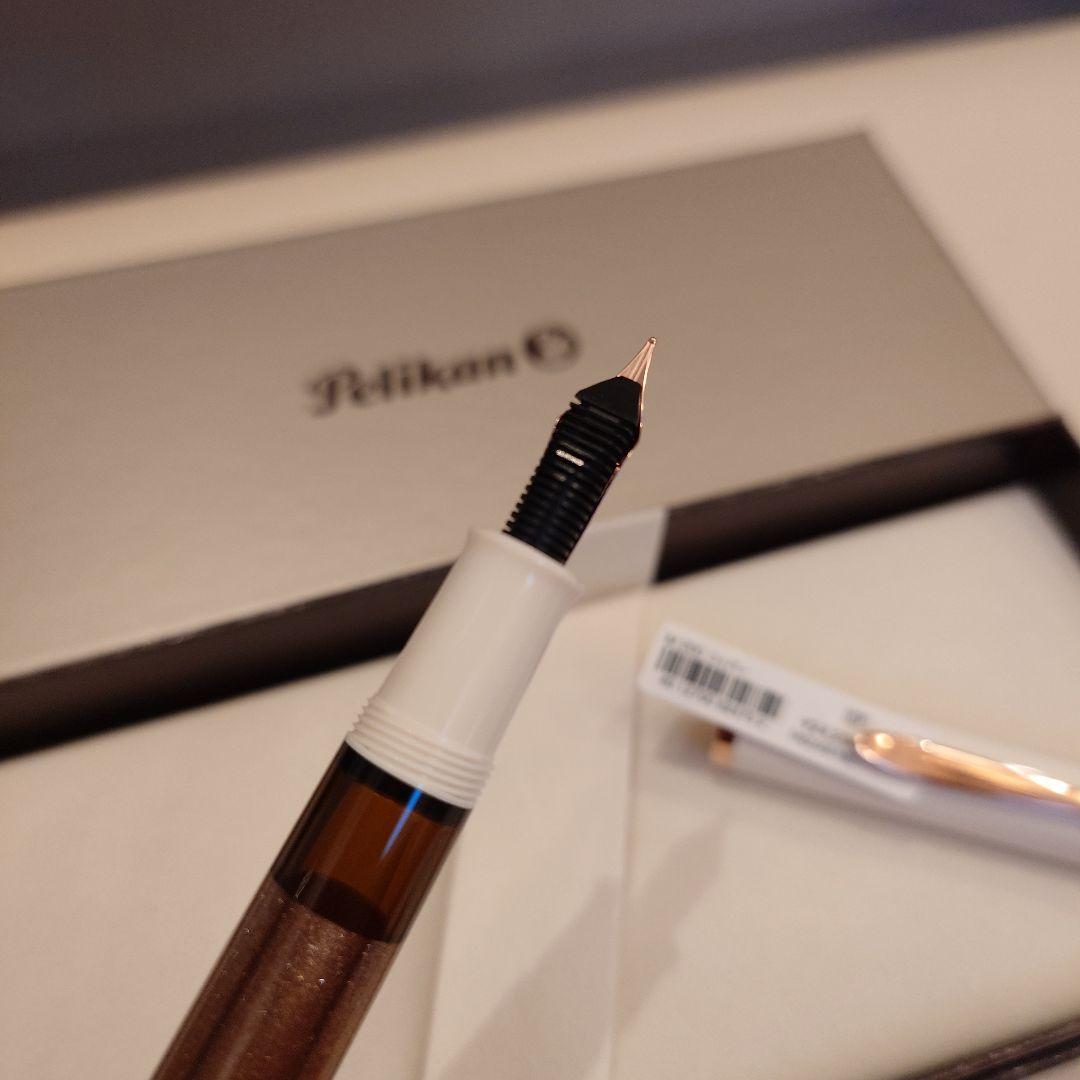 ペリカン　万年筆　コッパー、スタールビーセット