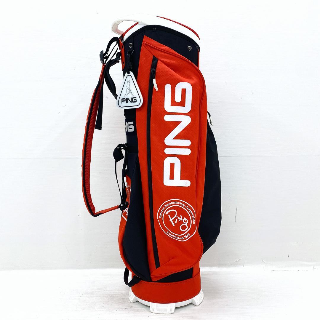 【美品‼】 PING CB-P2305 ヘザー キャディバッグ ゴルフ