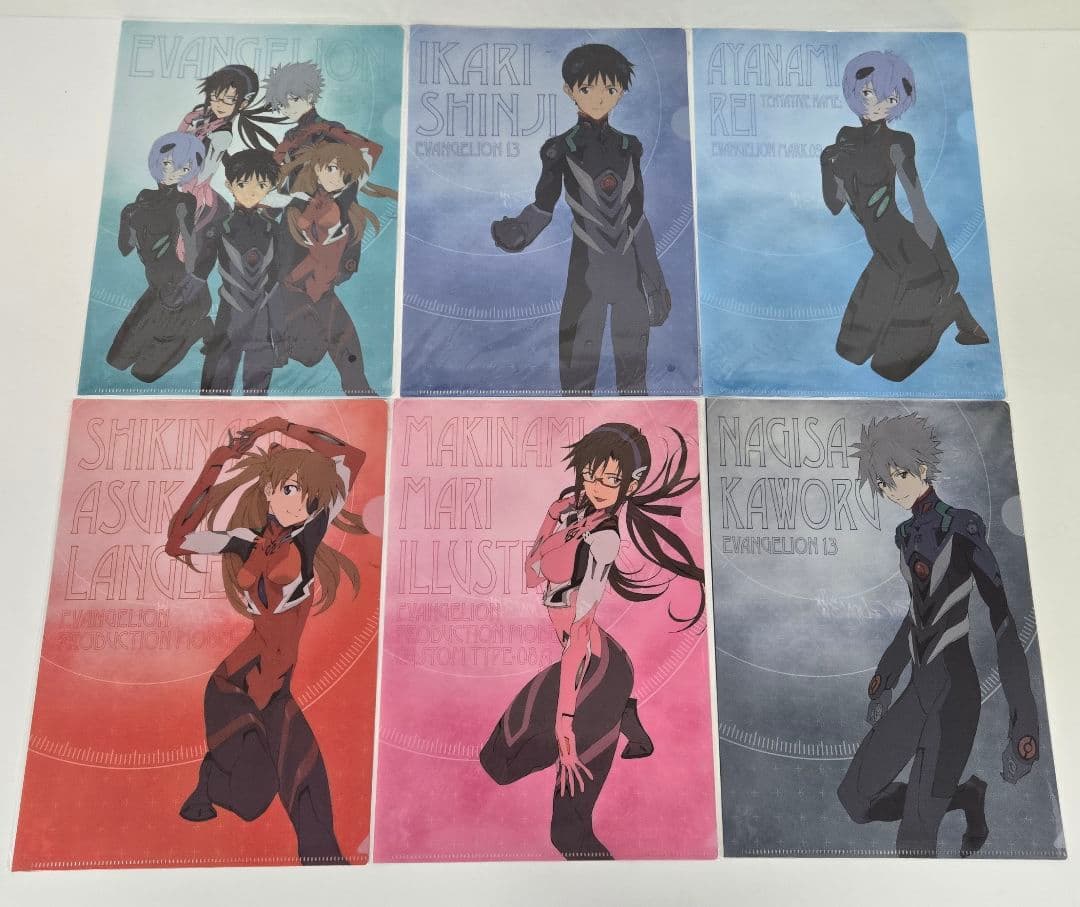 エヴァンゲリオン A4 クリアファイル 71枚セット 大量 まとめ ローソン等