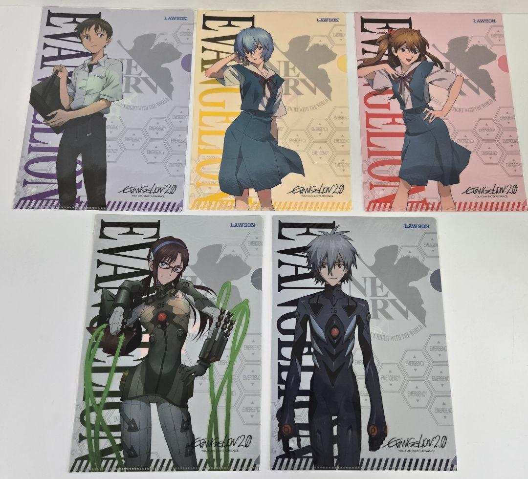 エヴァンゲリオン A4 クリアファイル 71枚セット 大量 まとめ ローソン等