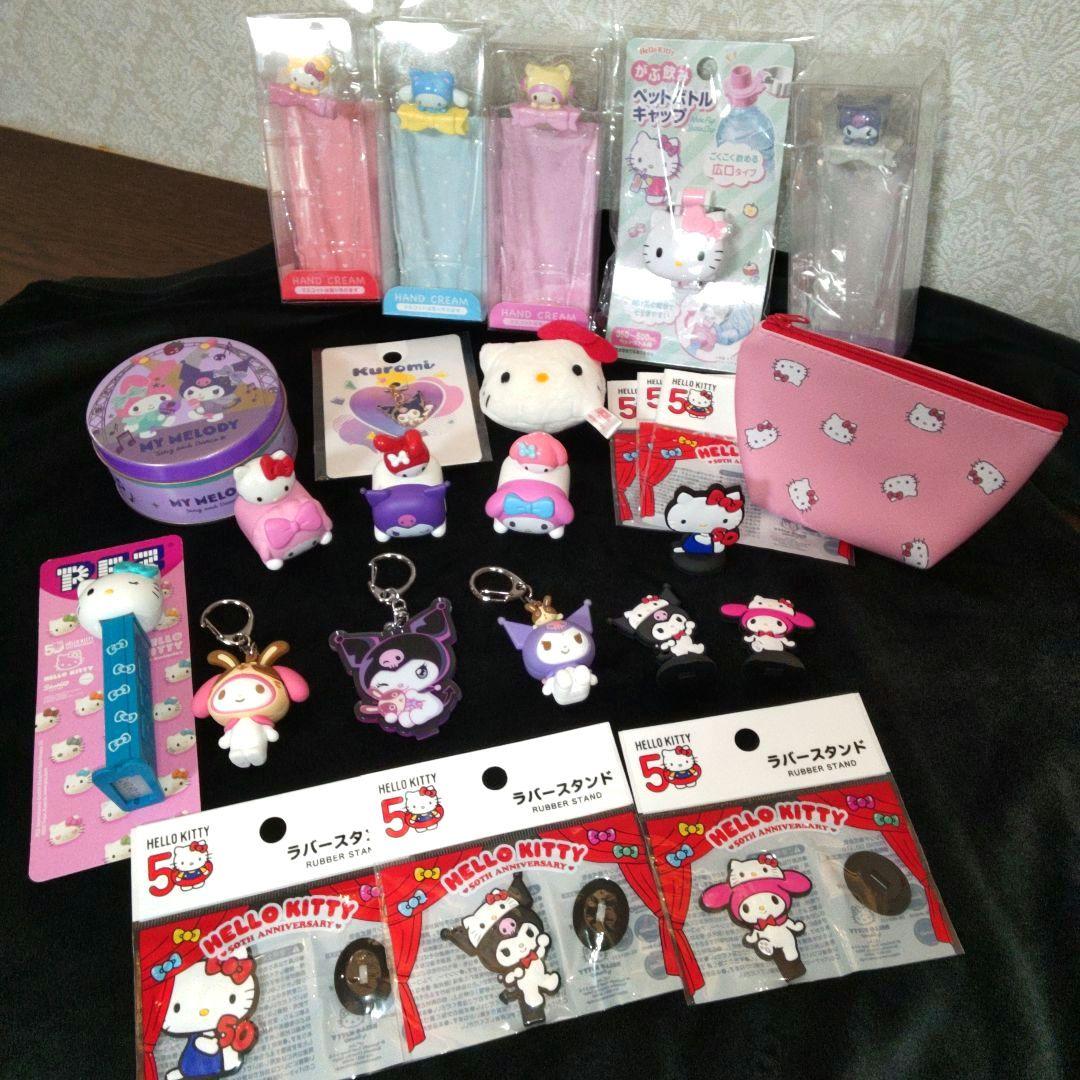 マイメロ キティ ハンキョドン クロミLLトレーナー サンリオグッズまとめセット