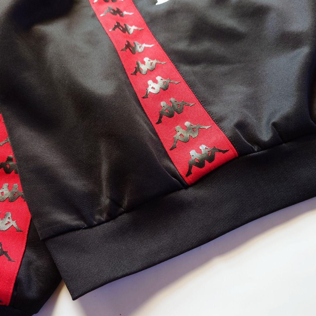 ☘️新品 カッパ Kappa トラックジャケット ジャージ ユニセックス 黒 L