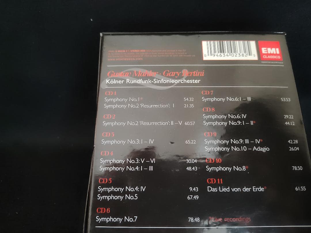 クラシック Mahler: Symphonies 1-10 11CD