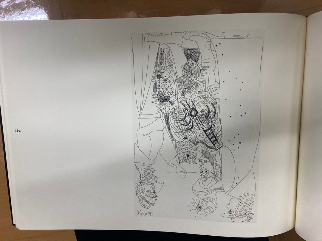 Picasso 347パブロピカソ　画集　限定1000部　1977年発行　2冊揃