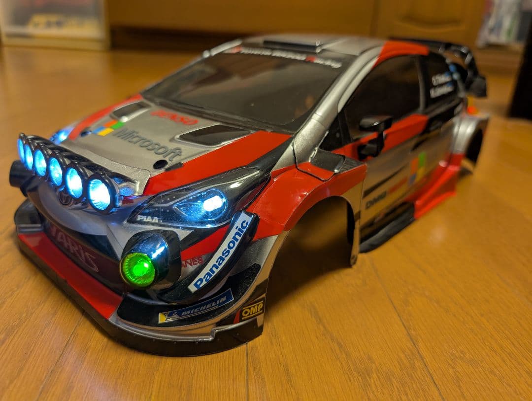 タミヤ　ヤリス　ラジコンボディ