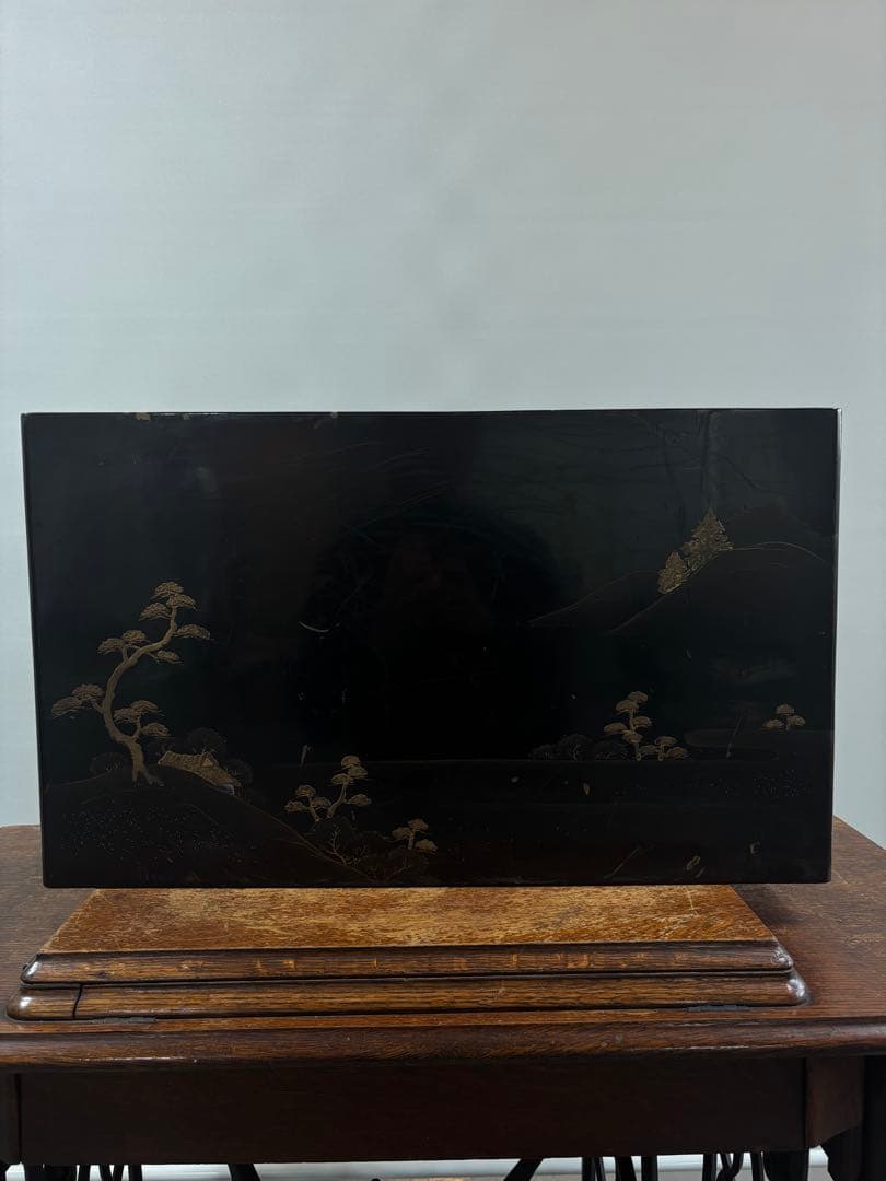 高級花台 絵付き 大品