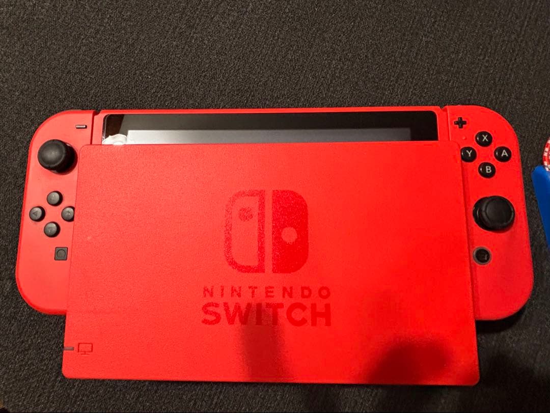 switch 本体 マリオレッド　コントローラー2個セット