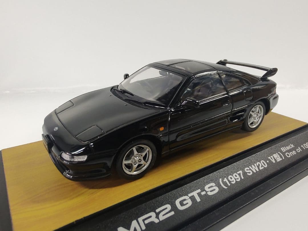 トサ MR2 GT-S (1997 SW20) ブラック 1/43 ミニカー