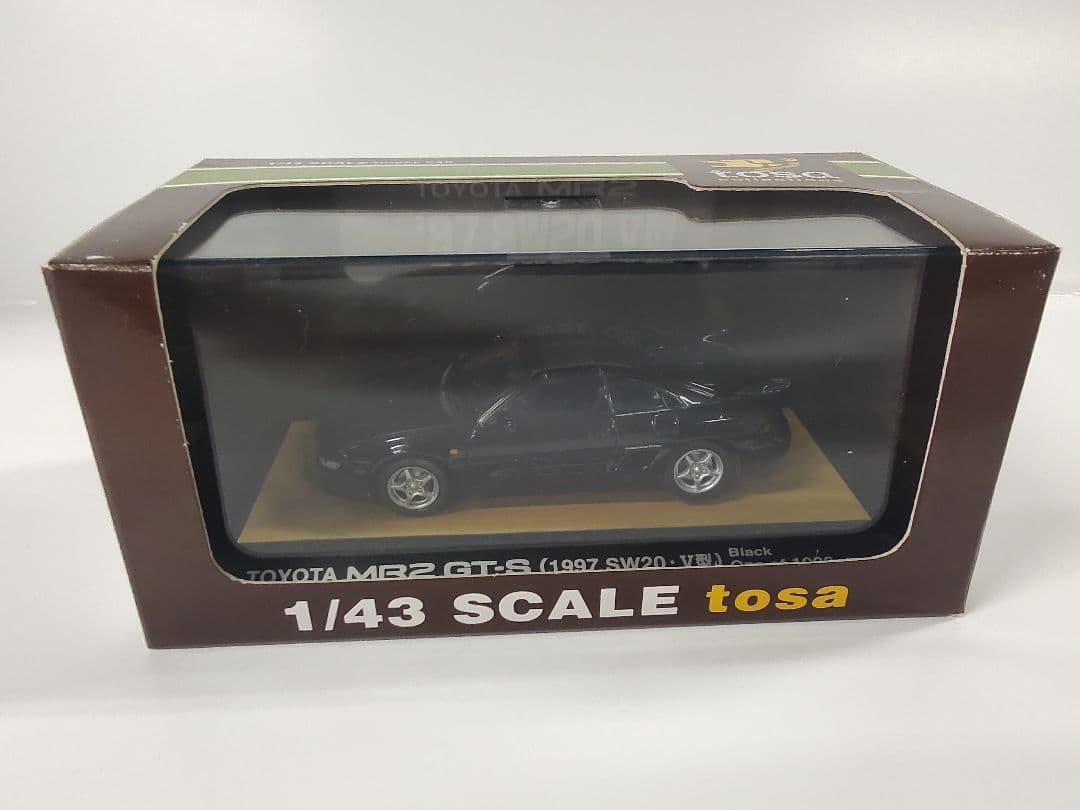 トサ MR2 GT-S (1997 SW20) ブラック 1/43 ミニカー