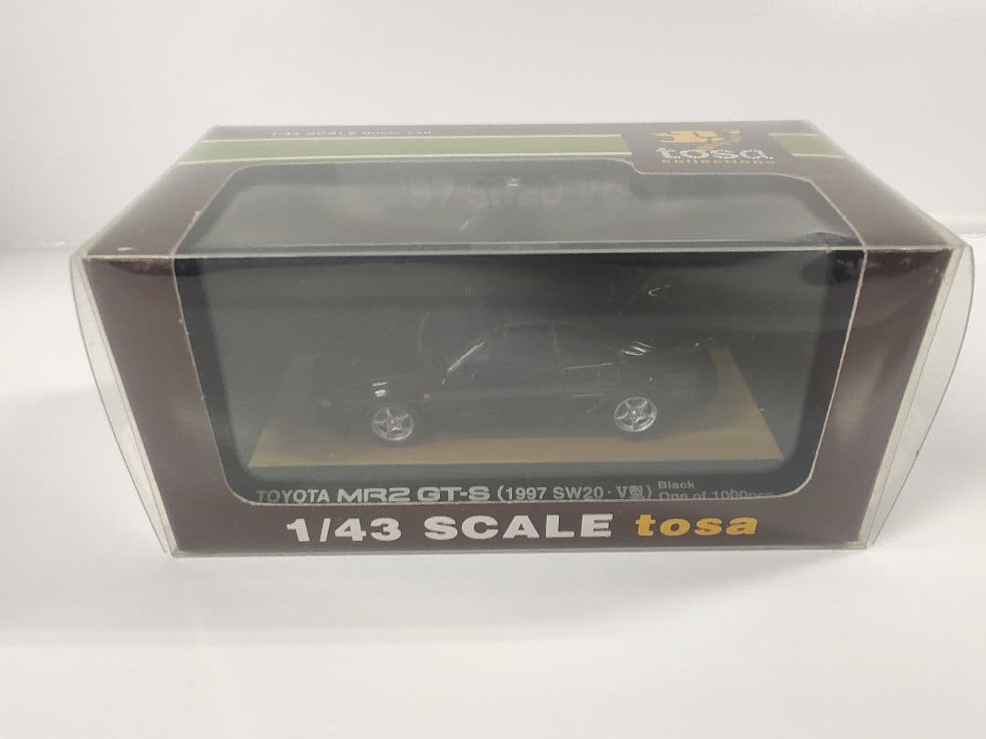 トサ MR2 GT-S (1997 SW20) ブラック 1/43 ミニカー