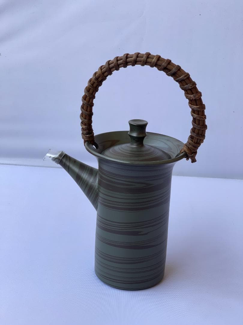 常滑焼　小西洋平　源心彩　練込　急須　土瓶　茶道具　茶注　茶器