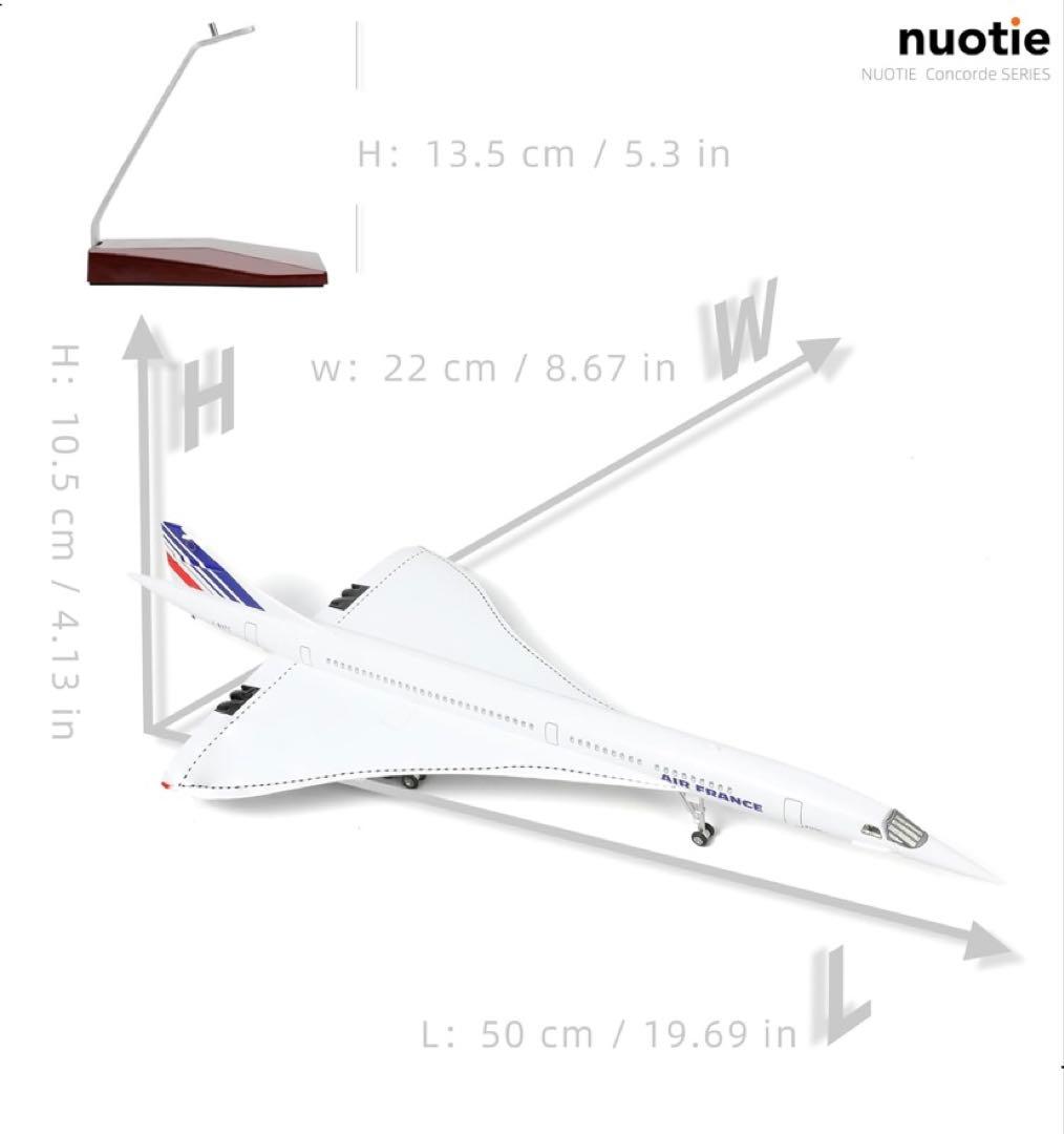 エールフランス コンコルド ダイキャストモデル　50cm Scale:1/125