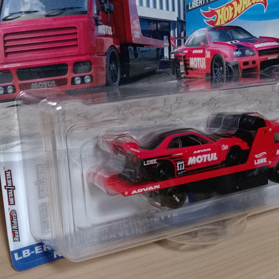 ホットウィールトランスポート LB-ER34スカイライン LBWK 新品未使用