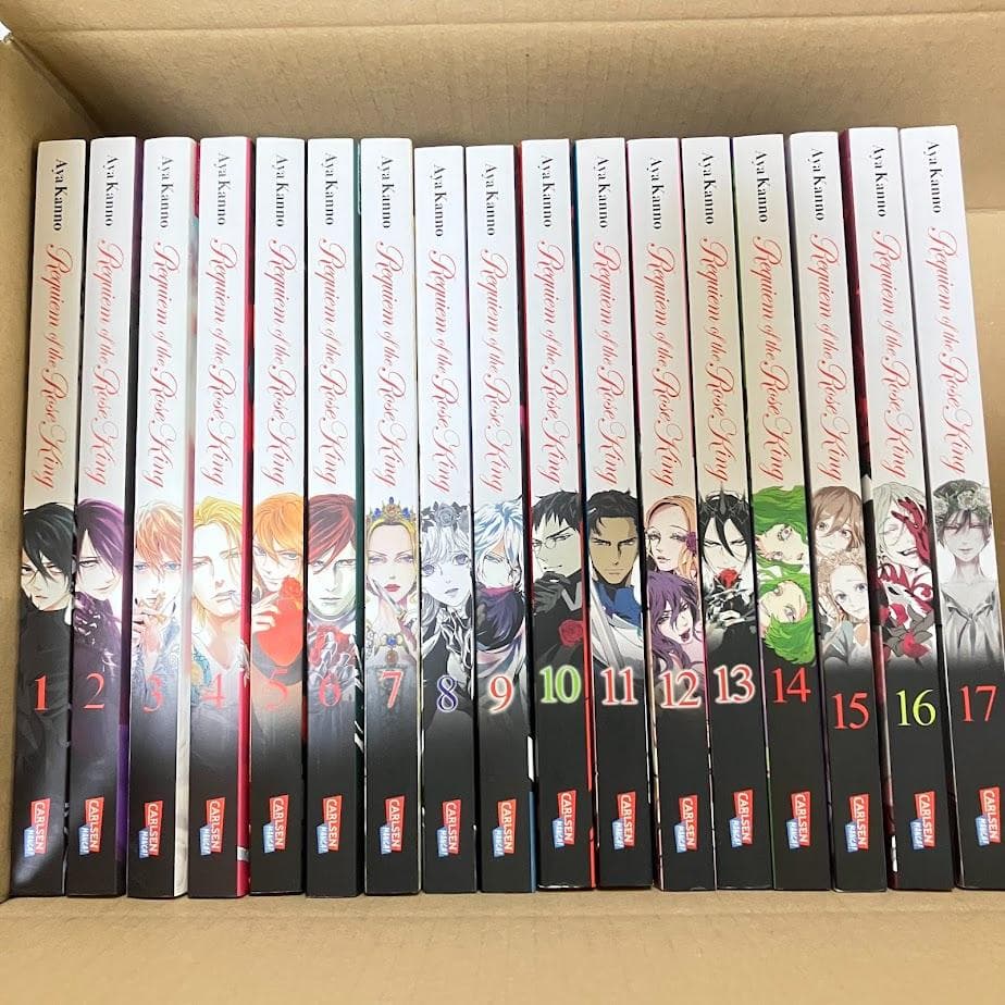 【入手困難】薔薇王の葬列 コミック 1～17巻 全巻／海外版（ドイツ語版）