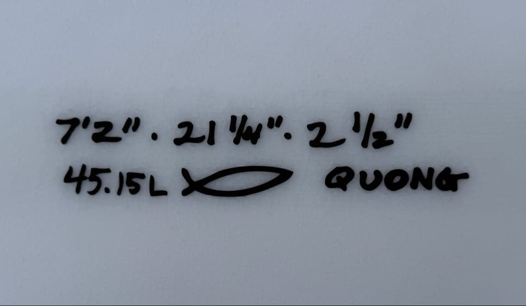 AL MERRICK QUONG 7'2\" アルメリック クオング 7’2”