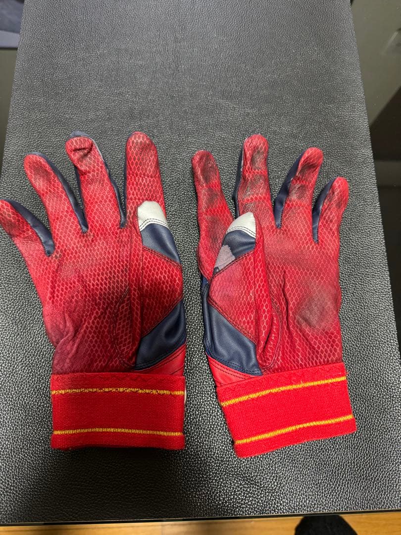 炭谷銀仁朗選手　実使用