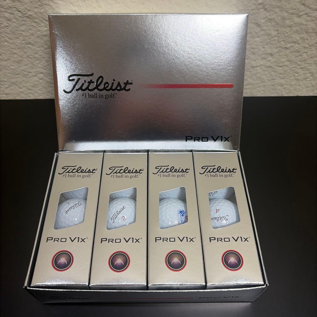 タイトリストPro V1 X スコッティキャメロン ゴルフボール 1ダース
