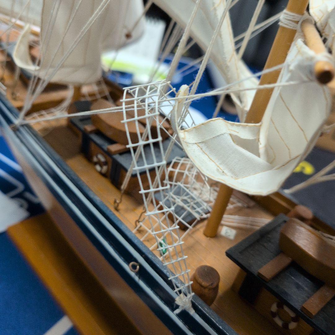 木製帆船模型 CUTTY SARK スタンド付き