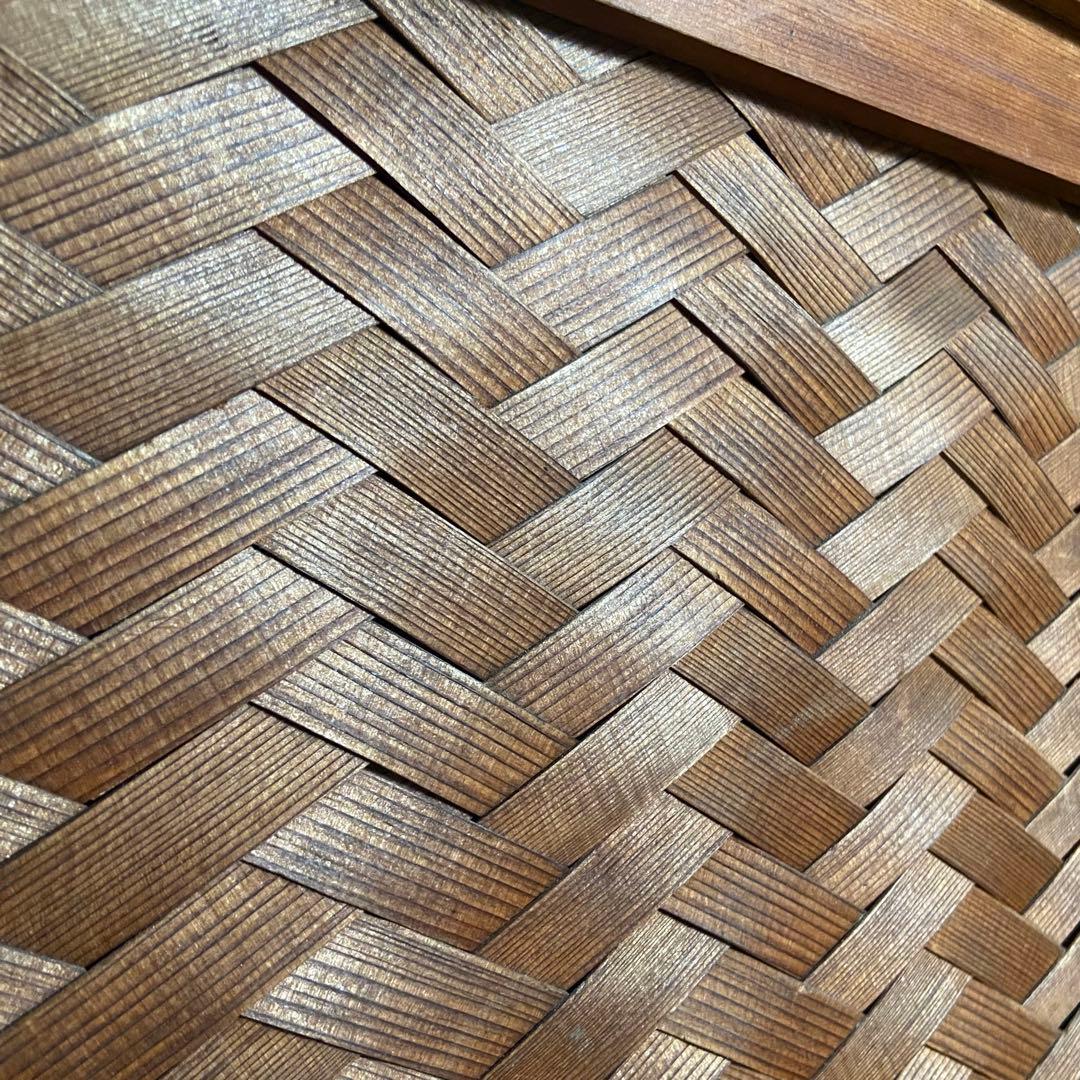 mini様✴︎ 網代編み　時代家具　茶道具棚　アンティーク家具　お茶室に　照明