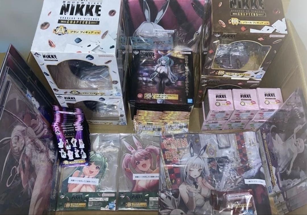 s*9様 一番くじ 勝利の女神：NIKKE 1ロット 全て新品未開封 80点＋ラ
