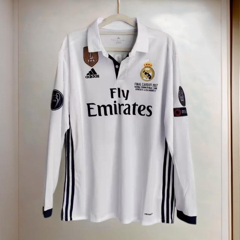 16-17 Sergio Ramos 4番 長袖 シャツ レアル・マドリード