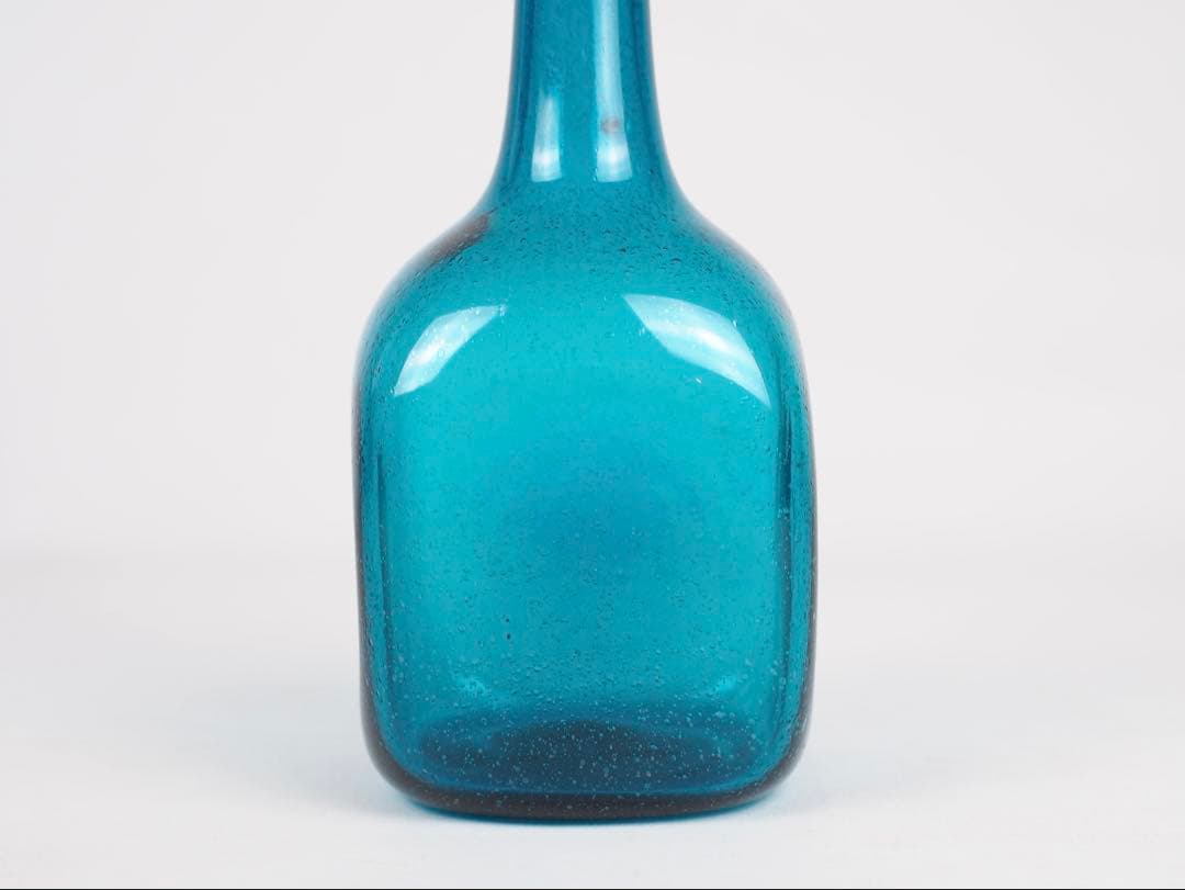 倉敷ガラス 小谷眞三 角瓶 花瓶 一輪挿し 民藝 民芸