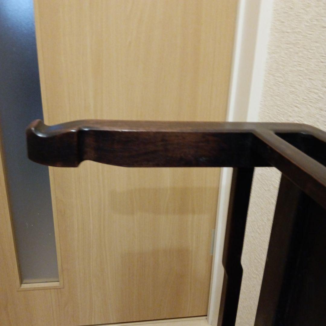 古民家木製座卓 ダークブラウン 正方形