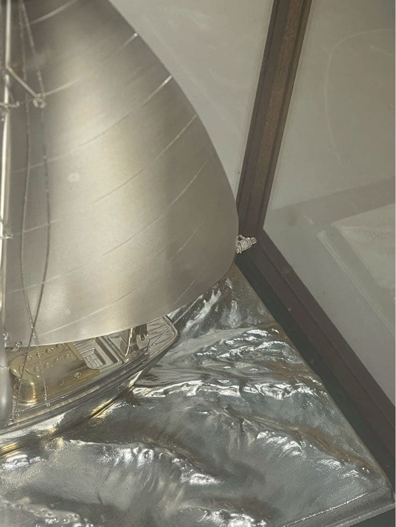 【極美品】武比古 TAKEHIKO 銀製 置物 帆船 ヨット SILVER970