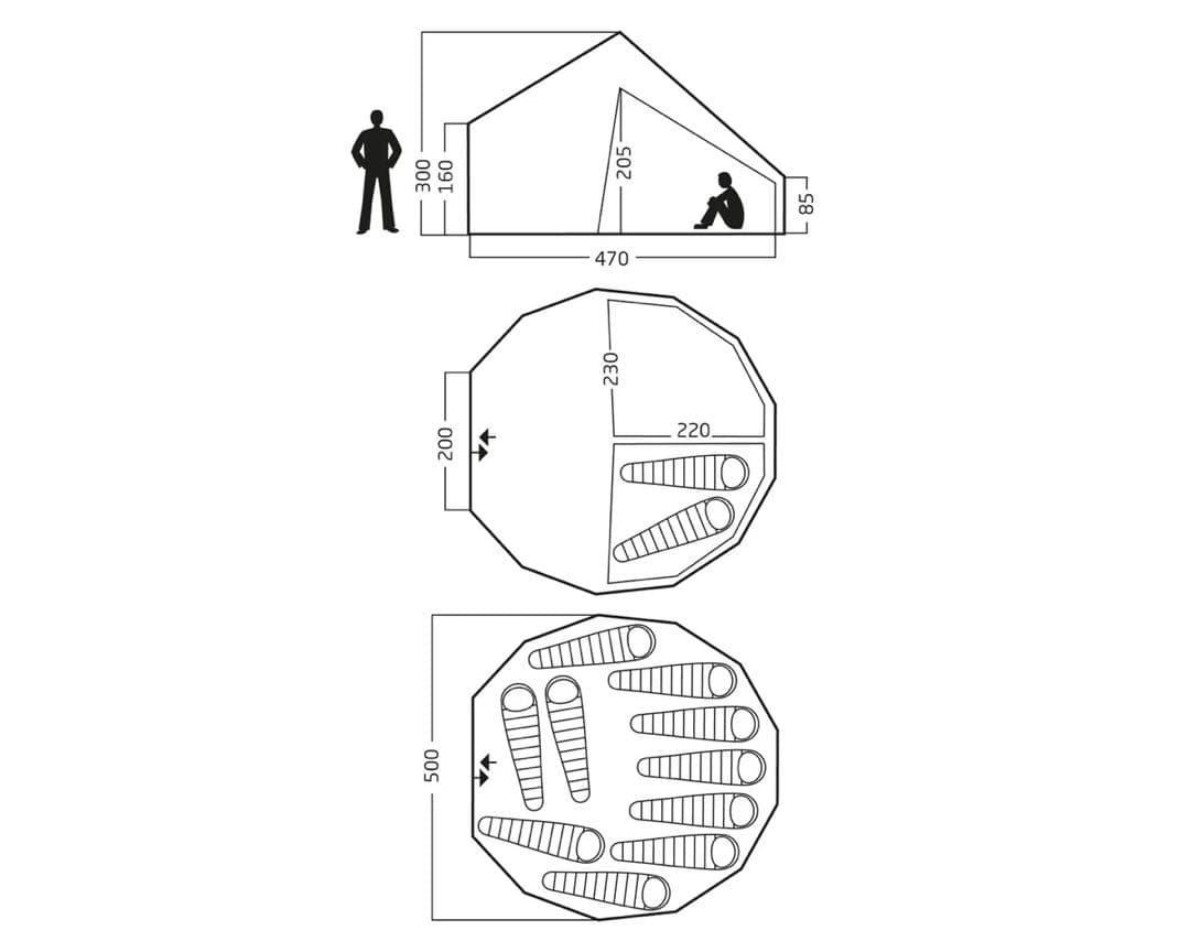 発送不可　【美品】Nordisk Asgard 19.6フルセット