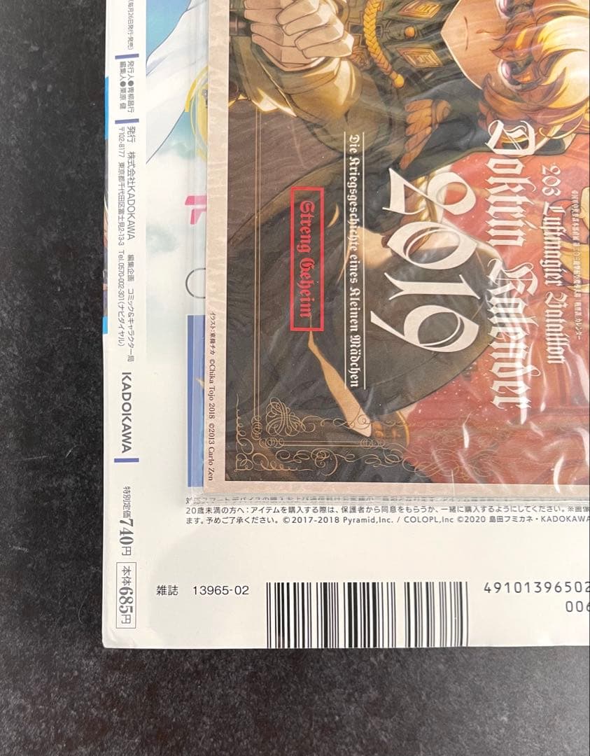 ●コンプエース 2019年 2月号 ●新連載 陰の実力者になりたくて! 逢沢大介