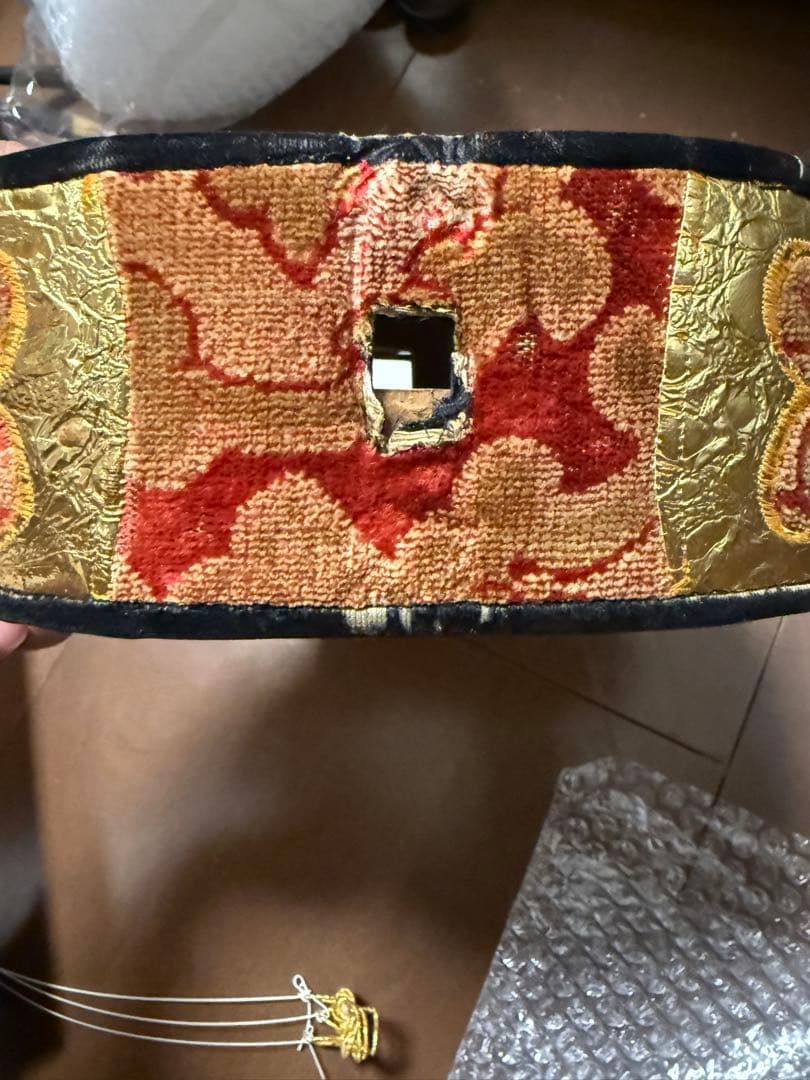 現状品　ジャンク　三線 本皮使用 蛇皮破れあり 沖縄伝統楽器 修理・部