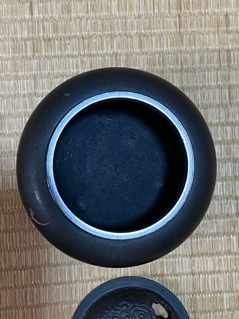 ♦獅子飾り 三足香炉 ？高岡銅器 銅製 唐金 香道具 置物 飾り 骨董品