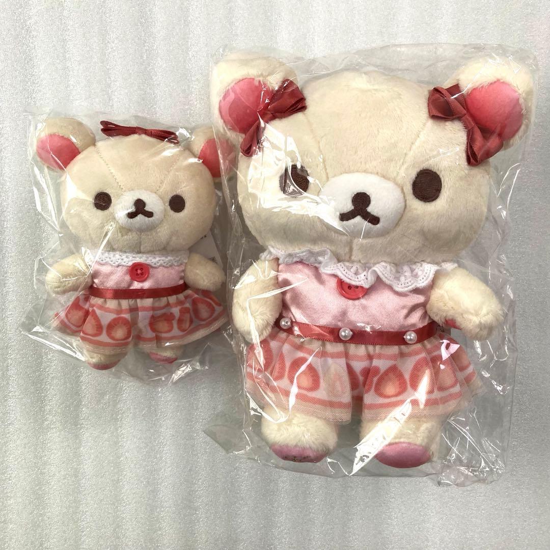 リラックマストア限定 コリラックマ ストロベリーショートケーキ ぬいぐるみ