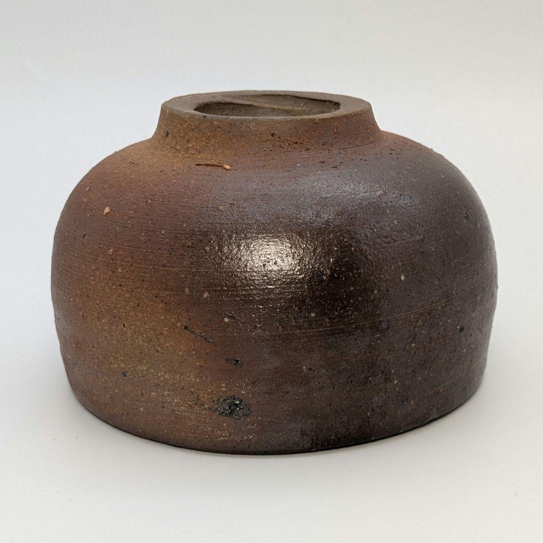 岡山県重要無形文化財 伊勢崎満 備前焼 茶盌 共箱栞 抹茶碗 抹茶茶碗 茶道具