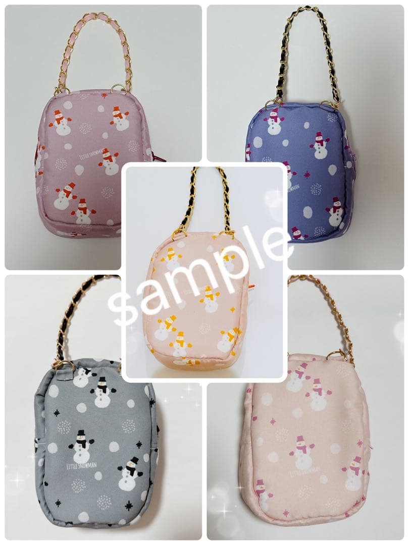 ♡全9種類 雪だるま Man すのチルぬいポーチ オーダーページ♡