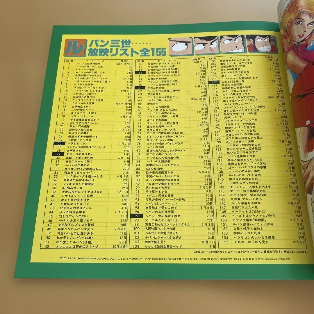 廃盤CDBOX 6枚組ルパン三世　LUPIN THE REMASTERE