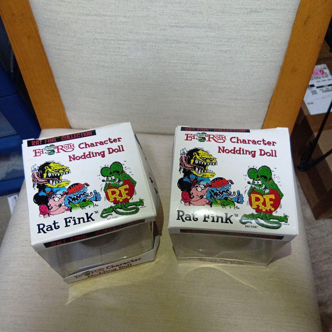 Rat Fink キャラクター ノッディングドール 2体セット
