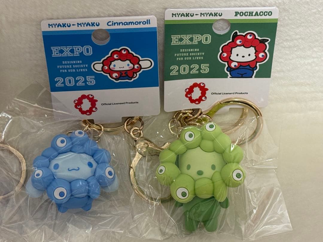 大阪関西万博公式ライセンス★推しカラー★ミャクミャク×サンリオキャラクター